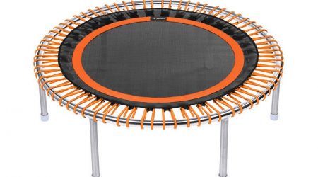 Bellicon Trampolin, Premium Ausführung mit Klappfüßen, Orange